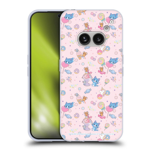 Tom and Jerry Gokko Graphics Sweets Pattern Soft Gel Case for Nothing Phone (2a)