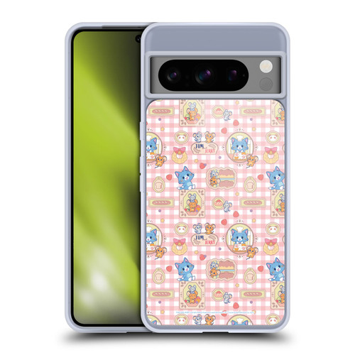 Tom and Jerry Gokko Graphics Baking Pattern Soft Gel Case for Google Pixel 8 Pro