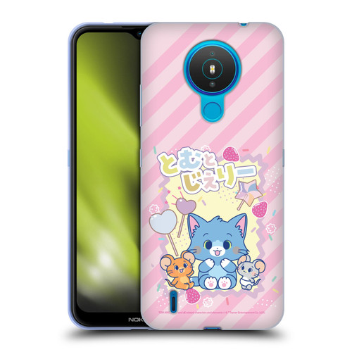 Tom and Jerry Gokko Graphics Character Art Soft Gel Case for Nokia 1.4