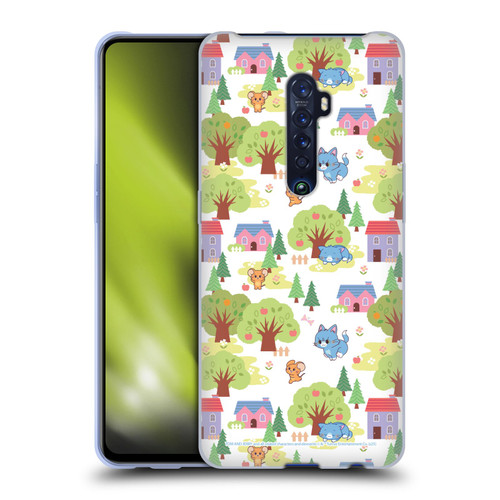 Tom and Jerry Gokko Graphics Trees Pattern Soft Gel Case for OPPO Reno 2