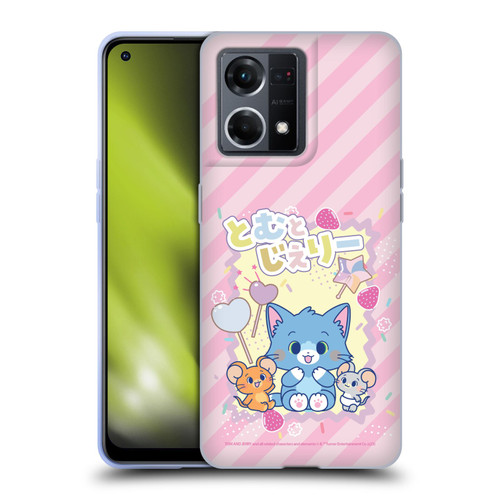 Tom and Jerry Gokko Graphics Character Art Soft Gel Case for OPPO Reno8 4G