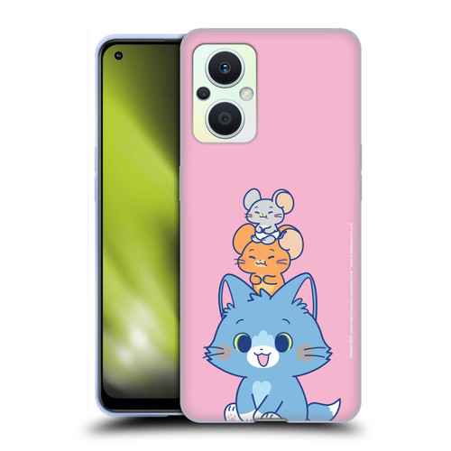 Tom and Jerry Gokko Graphics Characters Soft Gel Case for OPPO Reno8 Lite