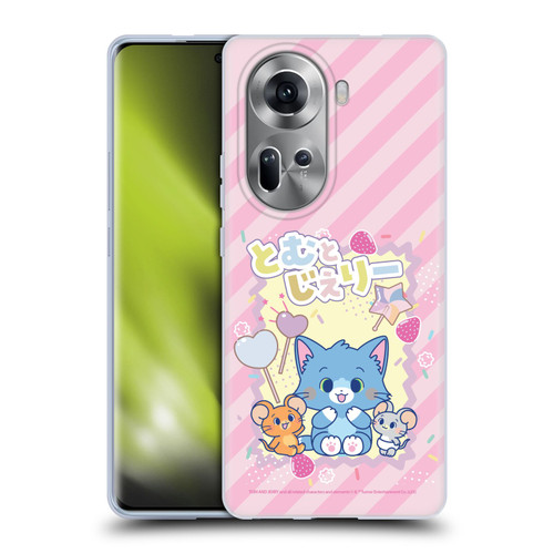 Tom and Jerry Gokko Graphics Character Art Soft Gel Case for OPPO Reno11