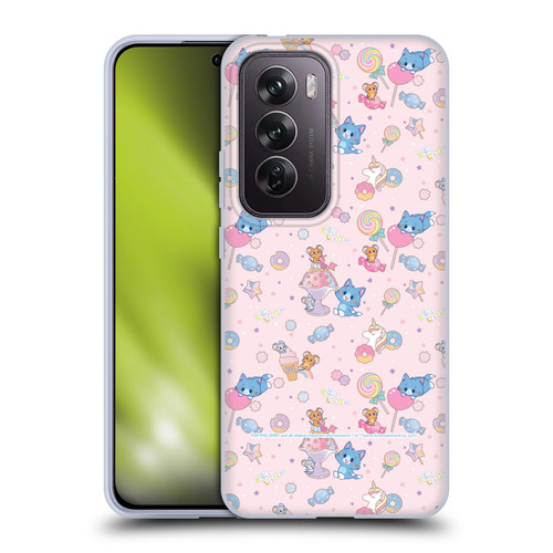 Tom and Jerry Gokko Graphics Sweets Pattern Soft Gel Case for OPPO Reno12 Pro 5G