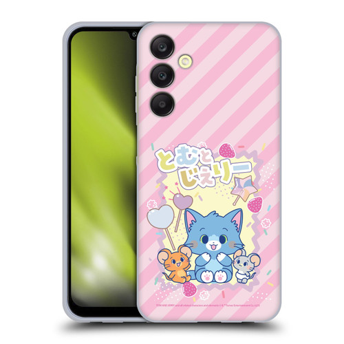 Tom and Jerry Gokko Graphics Character Art Soft Gel Case for Samsung Galaxy A25 5G