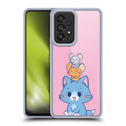Tom and Jerry Gokko Graphics Characters Soft Gel Case for Samsung Galaxy A53 5G (2022)