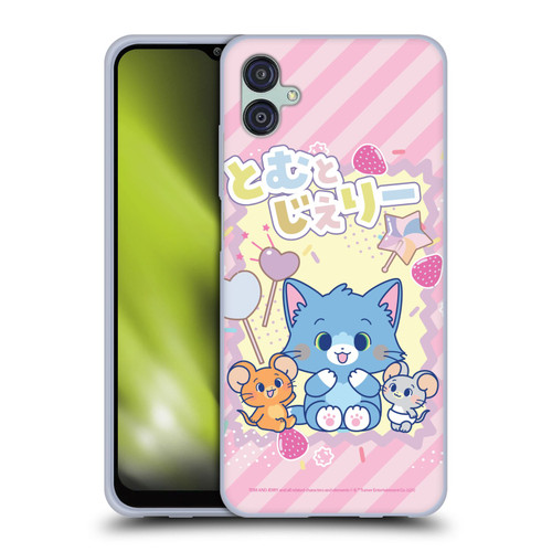 Tom and Jerry Gokko Graphics Character Art Soft Gel Case for Samsung Galaxy M04 5G / A04e