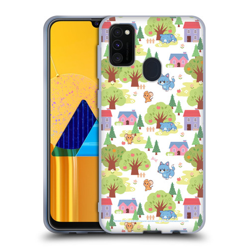Tom and Jerry Gokko Graphics Trees Pattern Soft Gel Case for Samsung Galaxy M30s (2019)/M21 (2020)
