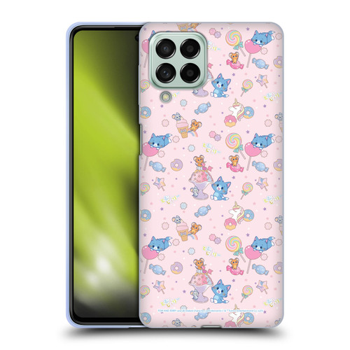 Tom and Jerry Gokko Graphics Sweets Pattern Soft Gel Case for Samsung Galaxy M53 (2022)