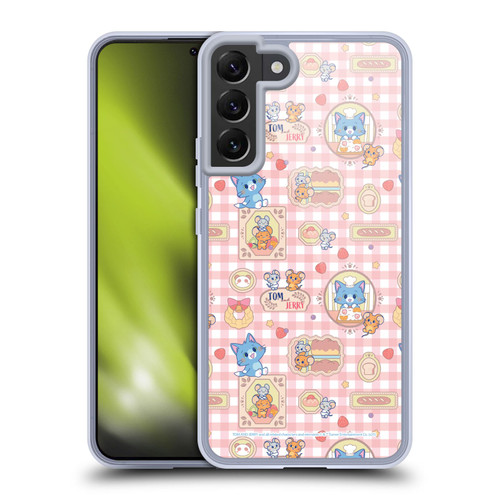Tom and Jerry Gokko Graphics Baking Pattern Soft Gel Case for Samsung Galaxy S22+ 5G