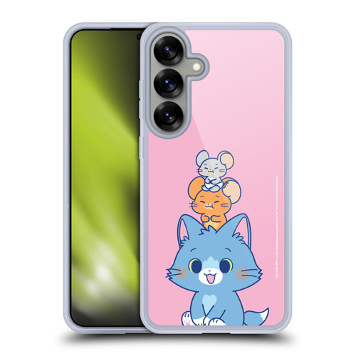 Tom and Jerry Gokko Graphics Characters Soft Gel Case for Samsung Galaxy S25+