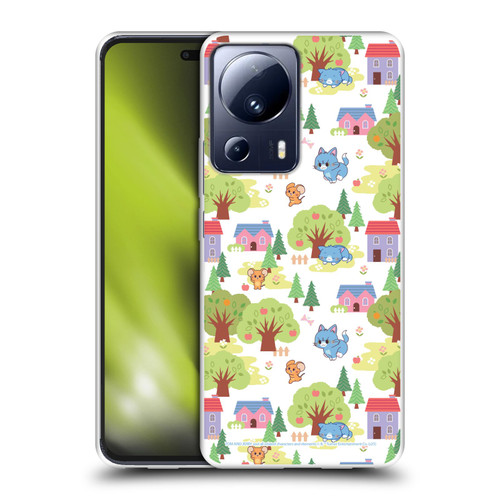 Tom and Jerry Gokko Graphics Trees Pattern Soft Gel Case for Xiaomi 13 Lite 5G