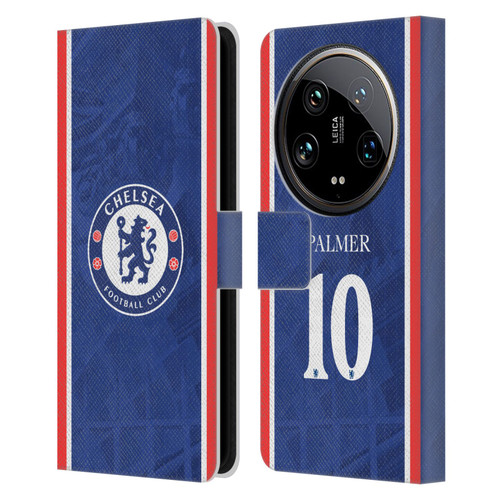 Chelsea Football Club 2025/26 Players Home Kit Cole Palmer Leather Book Wallet Case Cover For Xiaomi 14 Ultra