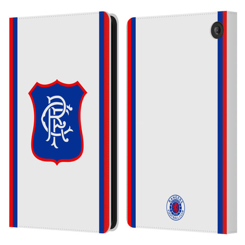 Rangers FC 2025/26 Kit Away Leather Book Wallet Case Cover For Amazon Fire 7 2022