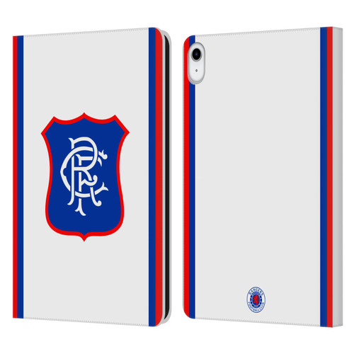 Rangers FC 2025/26 Kit Away Leather Book Wallet Case Cover For Apple iPad 10.9 2022/2025