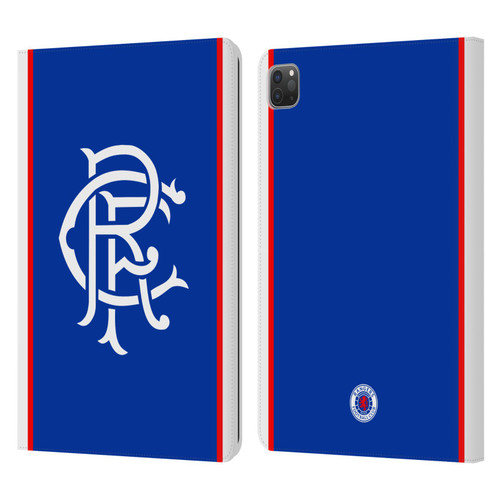 Rangers FC 2025/26 Kit Home Leather Book Wallet Case Cover For Apple iPad Pro 11 2020 / 2021 / 2022