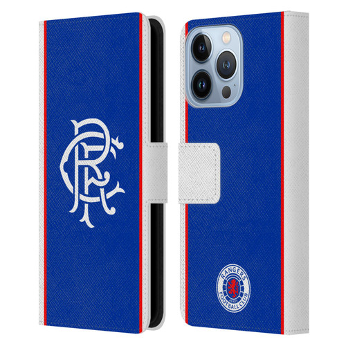 Rangers FC 2025/26 Kit Home Leather Book Wallet Case Cover For Apple iPhone 13 Pro