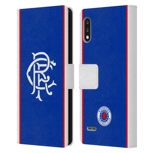 Rangers FC 2025/26 Kit Home Leather Book Wallet Case Cover For LG K22 Rangers FC 2025/26 Kit Home Leather Book Wallet Case Cover For LG K22