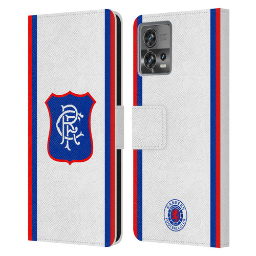 Rangers FC 2025/26 Kit Away Leather Book Wallet Case Cover For Motorola Moto Edge 30 Fusion