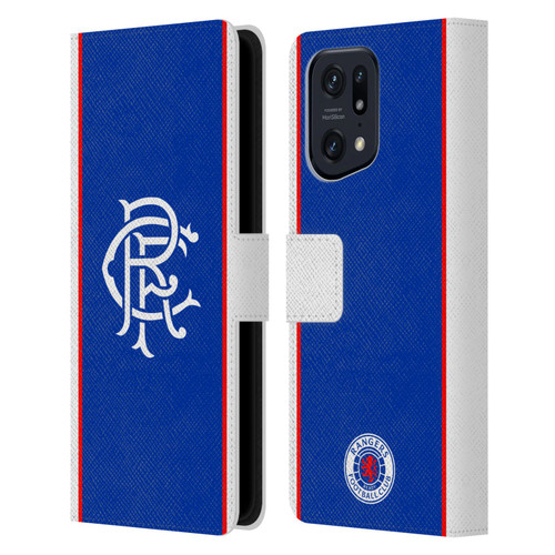 Rangers FC 2025/26 Kit Home Leather Book Wallet Case Cover For OPPO Find X5 Pro