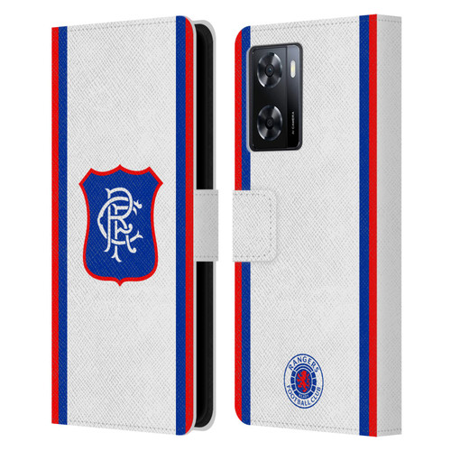 Rangers FC 2025/26 Kit Away Leather Book Wallet Case Cover For OPPO A57s