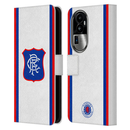 Rangers FC 2025/26 Kit Away Leather Book Wallet Case Cover For OPPO Reno10 Pro+