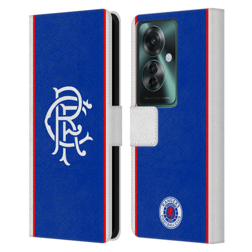 Rangers FC 2025/26 Kit Home Leather Book Wallet Case Cover For OPPO Reno11 F 5G / F25 Pro 5G Rangers FC 2025/26 Kit Home Leather Book Wallet Case Cover For OPPO Reno11 F 5G / F25 Pro 5G