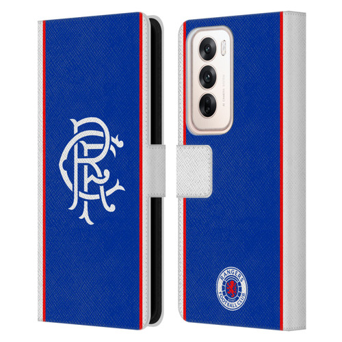 Rangers FC 2025/26 Kit Home Leather Book Wallet Case Cover For OPPO Reno12 5G