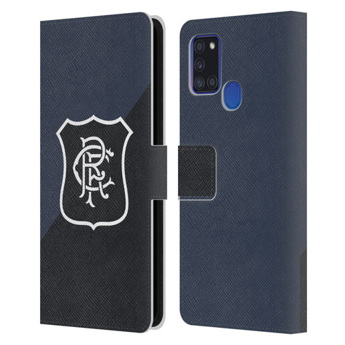 Rangers FC 2025/26 Kit Third Leather Book Wallet Case Cover For Samsung Galaxy A21s (2020) Rangers FC 2025/26 Kit Third Leather Book Wallet Case Cover For Samsung Galaxy A21s (2020)