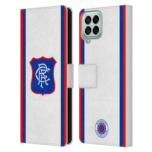 Rangers FC 2025/26 Kit Away Leather Book Wallet Case Cover For Samsung Galaxy M53 (2022)
