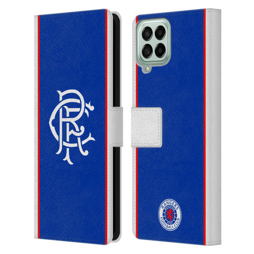 Rangers FC 2025/26 Kit Home Leather Book Wallet Case Cover For Samsung Galaxy M53 (2022)