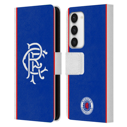 Rangers FC 2025/26 Kit Home Leather Book Wallet Case Cover For Samsung Galaxy S23 5G