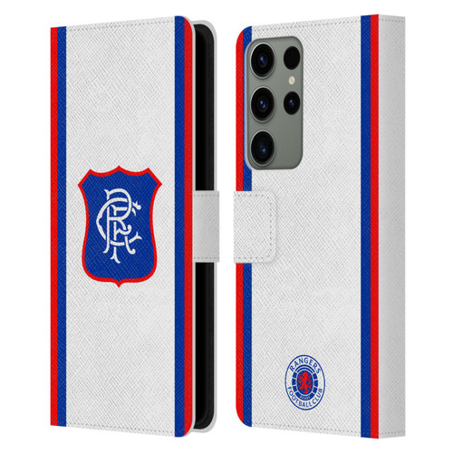 Rangers FC 2025/26 Kit Away Leather Book Wallet Case Cover For Samsung Galaxy S23 Ultra 5G