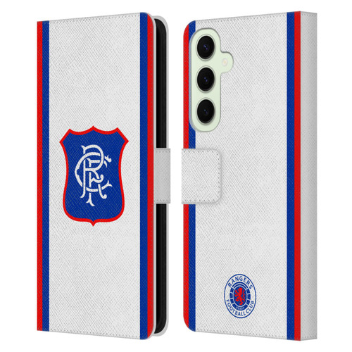 Rangers FC 2025/26 Kit Away Leather Book Wallet Case Cover For Samsung Galaxy S25+
