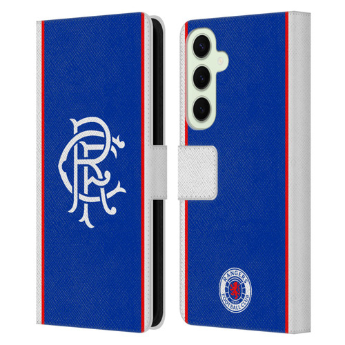 Rangers FC 2025/26 Kit Home Leather Book Wallet Case Cover For Samsung Galaxy S25+