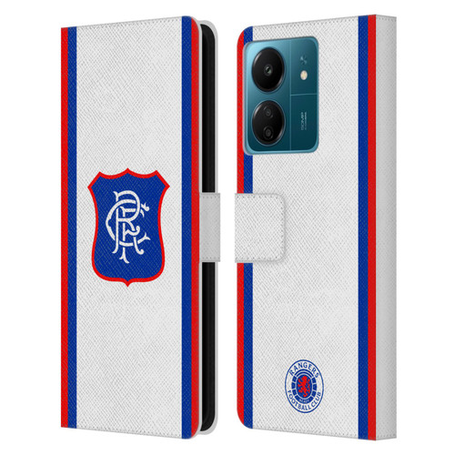 Rangers FC 2025/26 Kit Away Leather Book Wallet Case Cover For Xiaomi Redmi 13C 4G Rangers FC 2025/26 Kit Away Leather Book Wallet Case Cover For Xiaomi Redmi 13C 4G