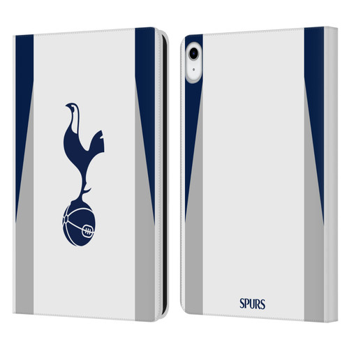 Tottenham Hotspur F.C. 2025/26 Badge Kit Home Leather Book Wallet Case Cover For Apple iPad 10.9 2022/2025