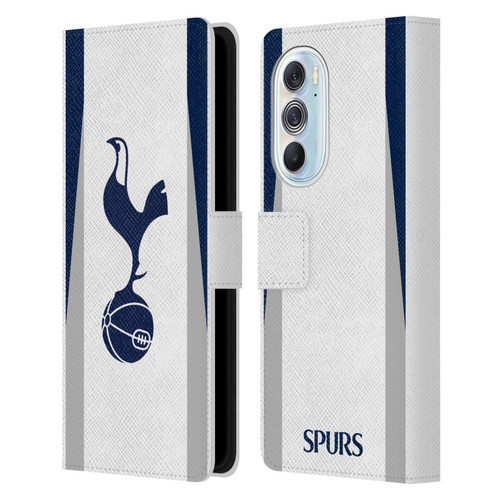 Tottenham Hotspur F.C. 2025/26 Badge Kit Home Leather Book Wallet Case Cover For Motorola Edge X30