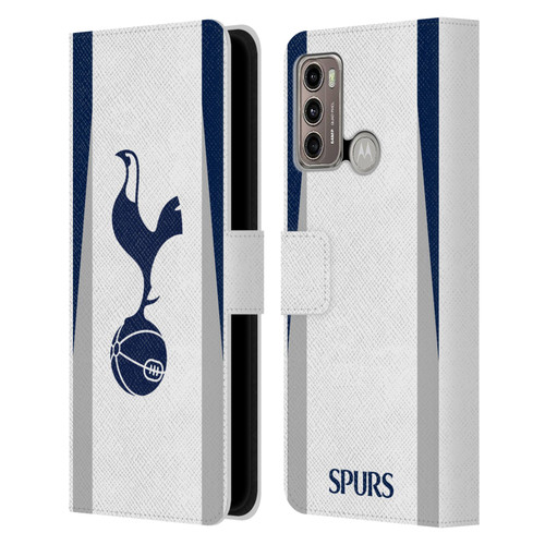 Tottenham Hotspur F.C. 2025/26 Badge Kit Home Leather Book Wallet Case Cover For Motorola Moto G60 / Moto G40 Fusion