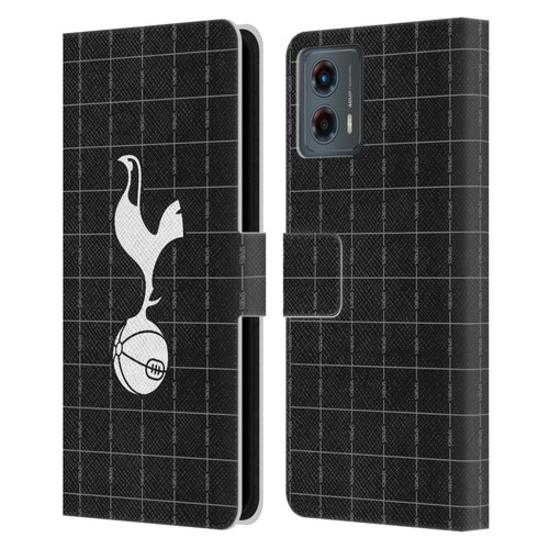 Tottenham Hotspur F.C. 2025/26 Badge Kit Away Leather Book Wallet Case Cover For Motorola Moto G (2023)