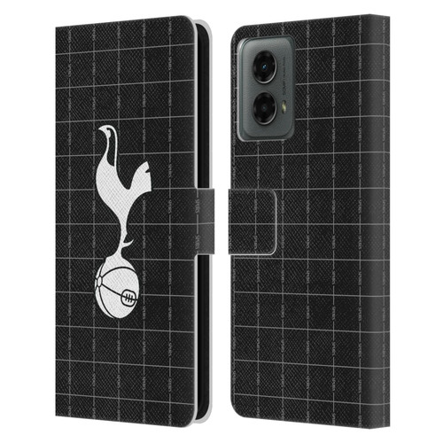 Tottenham Hotspur F.C. 2025/26 Badge Kit Away Leather Book Wallet Case Cover For Motorola Moto G (2024)