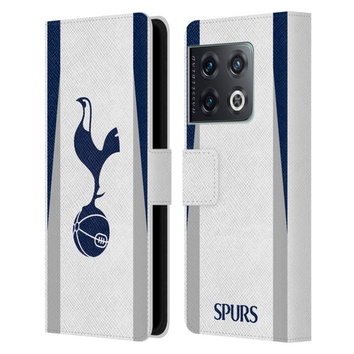 Tottenham Hotspur F.C. 2025/26 Badge Kit Home Leather Book Wallet Case Cover For OnePlus 10 Pro