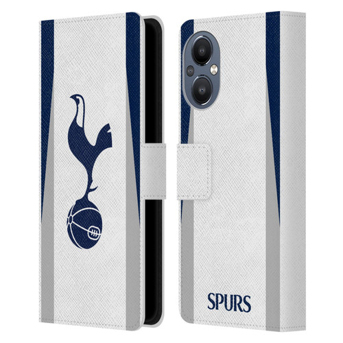 Tottenham Hotspur F.C. 2025/26 Badge Kit Home Leather Book Wallet Case Cover For OnePlus Nord N20 5G