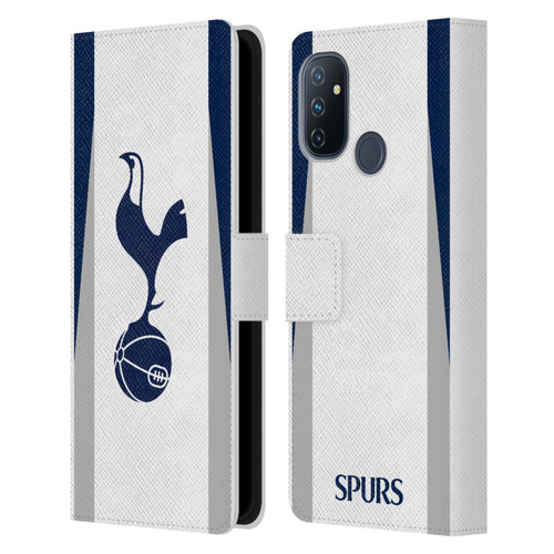 Tottenham Hotspur F.C. 2025/26 Badge Kit Home Leather Book Wallet Case Cover For OnePlus Nord N100