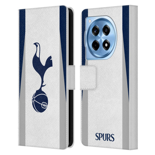Tottenham Hotspur F.C. 2025/26 Badge Kit Home Leather Book Wallet Case Cover For OnePlus 12R