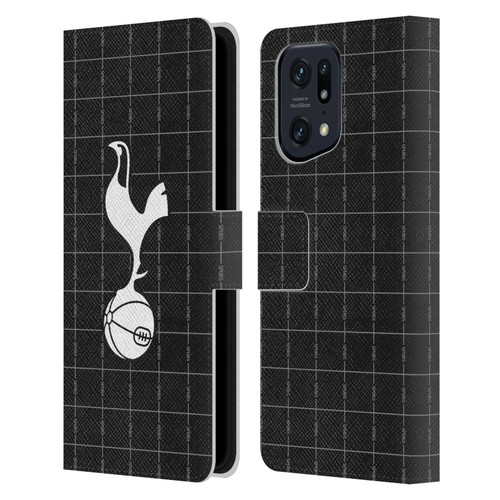 Tottenham Hotspur F.C. 2025/26 Badge Kit Away Leather Book Wallet Case Cover For OPPO Find X5 Pro