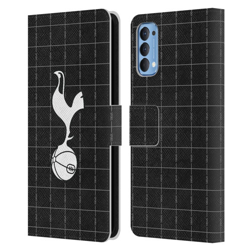 Tottenham Hotspur F.C. 2025/26 Badge Kit Away Leather Book Wallet Case Cover For OPPO Reno 4 5G