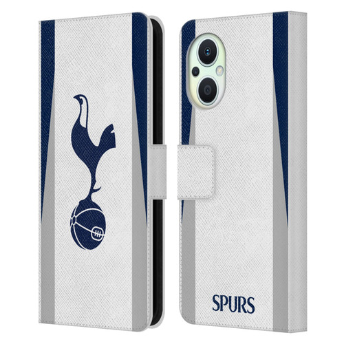 Tottenham Hotspur F.C. 2025/26 Badge Kit Home Leather Book Wallet Case Cover For OPPO Reno8 Lite