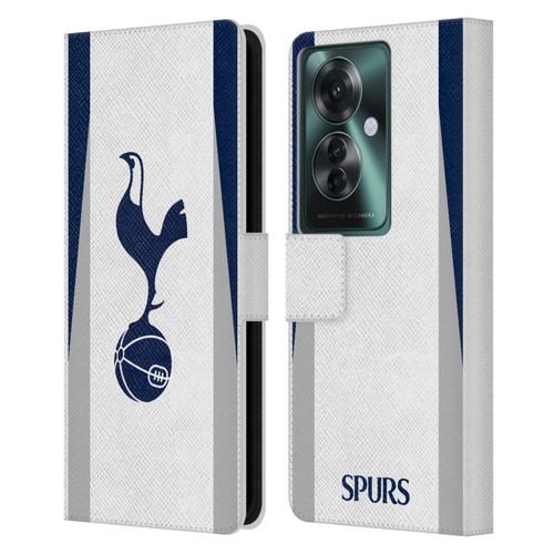 Tottenham Hotspur F.C. 2025/26 Badge Kit Home Leather Book Wallet Case Cover For OPPO Reno11 F 5G / F25 Pro 5G