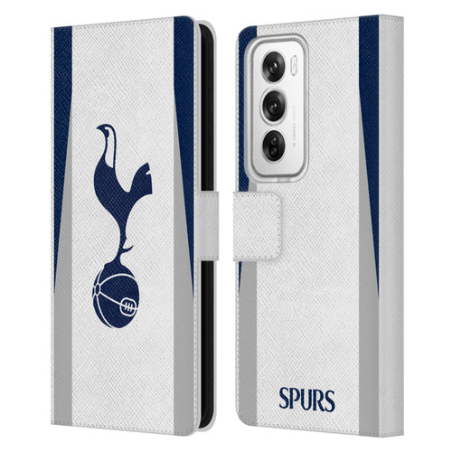 Tottenham Hotspur F.C. 2025/26 Badge Kit Home Leather Book Wallet Case Cover For OPPO Reno12 Pro 5G